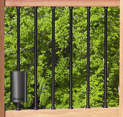 Deckorators Classic Round Aluminum Deck Balusters